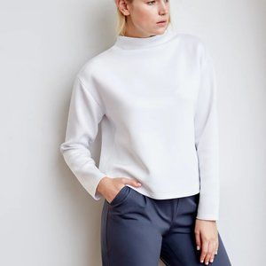 ADAY Like a Boss Pullover (White, XS)